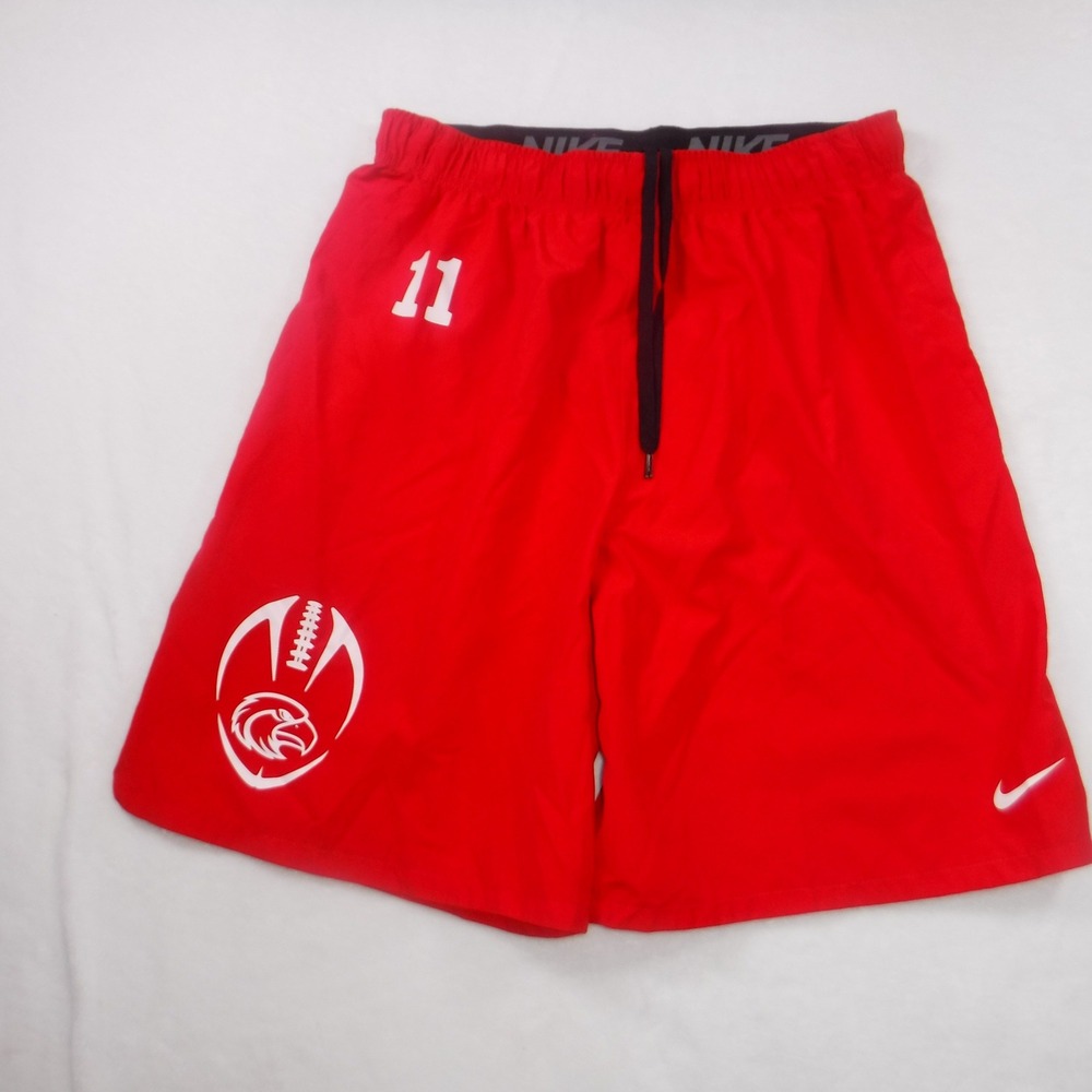 Nike Dri-FIT Mens Red Football Graphic Athletic Shorts Size Large #11‎ Eagle